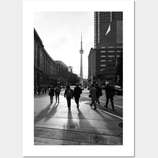 CN Tower & downtown Toronto city street photography Posters and Art